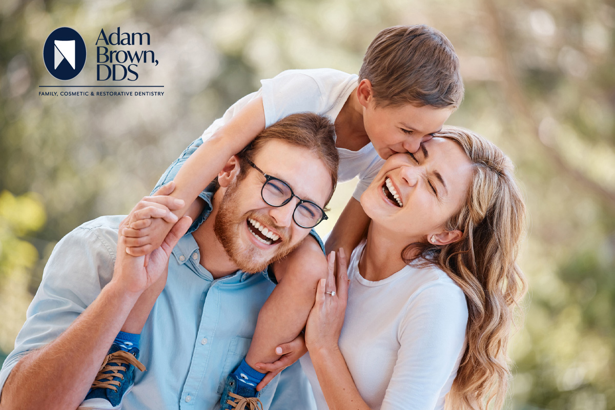 Best Practices for Family Dental Care: Brush twice daily, floss regularly, and moderate intake of sugary snacks and drinks.