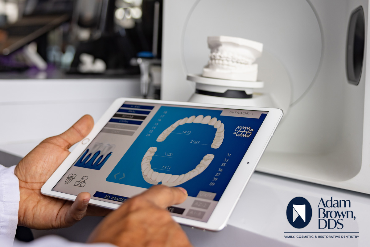 Find out how AI helps you prevent cavities, track dental health, and cut costs on dental care with Adam Brown DDS.