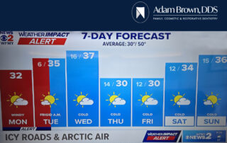 How cold and snow impact your tooth sensitivity